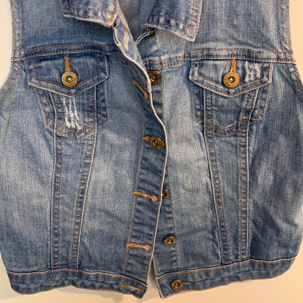 GJG brand Jean button down vest size S - Picture 2 of 3